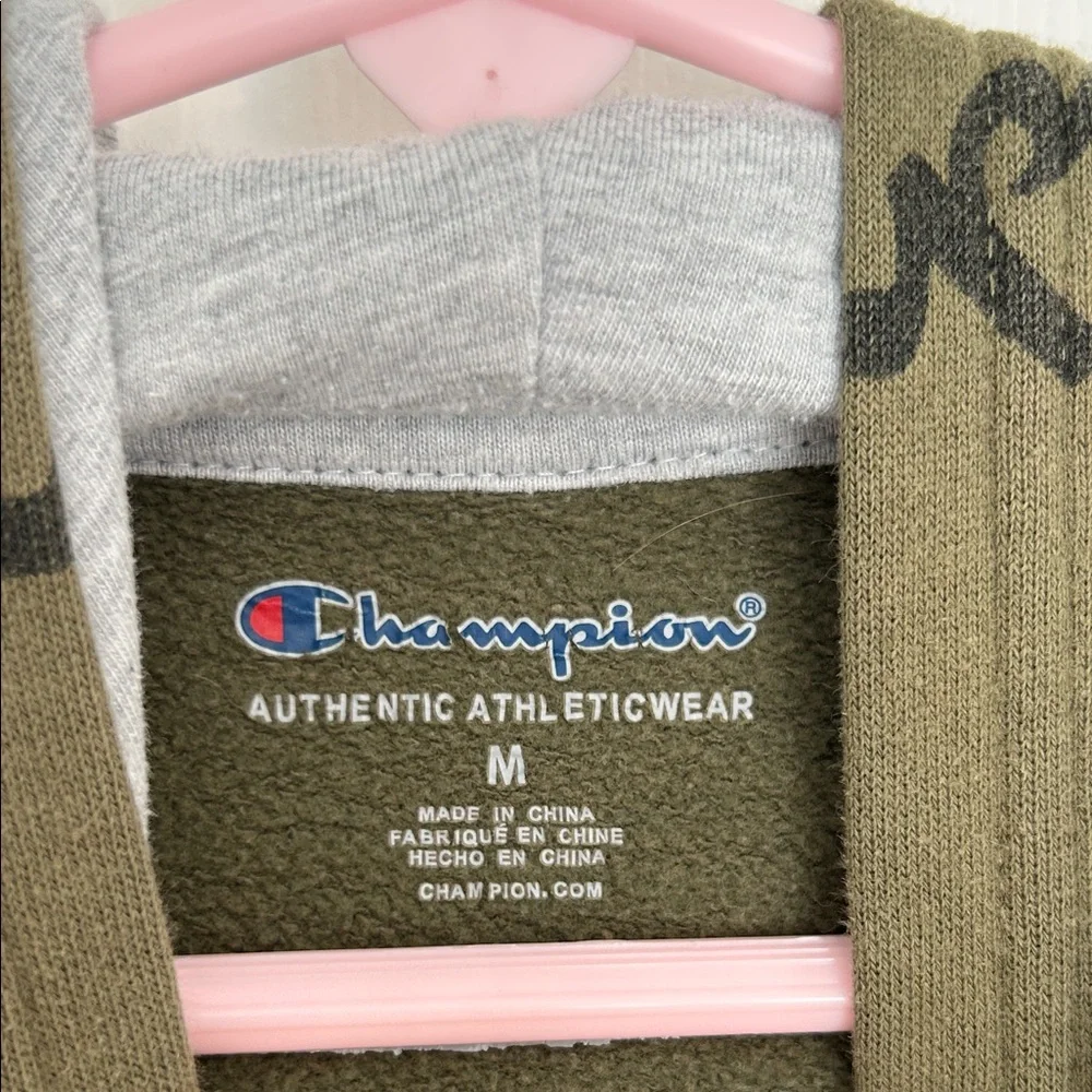 Champion Olive kids Hoodie size M